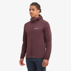Montane Mens Protium Hoodie - Dark Garnet Outlet