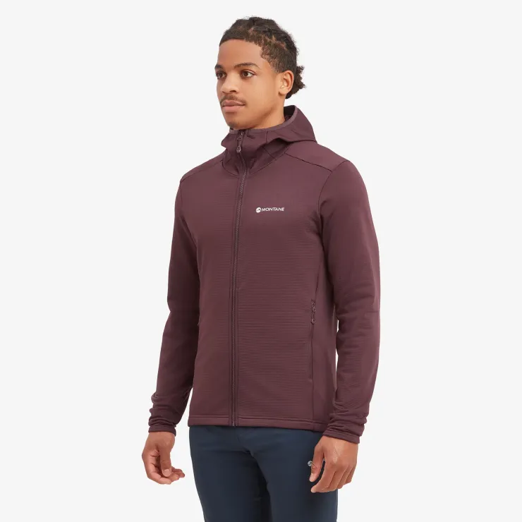 Montane Mens Protium Hoodie - Dark Garnet Outlet