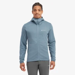 Montane Mens Protium Hoodie - Stone Blue Clearance