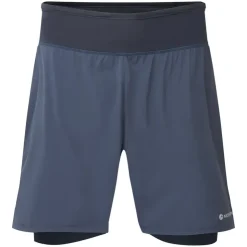Montane Mens Slipstream Twin Skin Shorts - Eclipse Blue Outlet