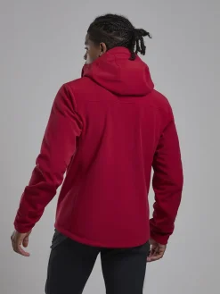 Montane Mens Windjammer XPD Hoodie - Acer Red Outlet