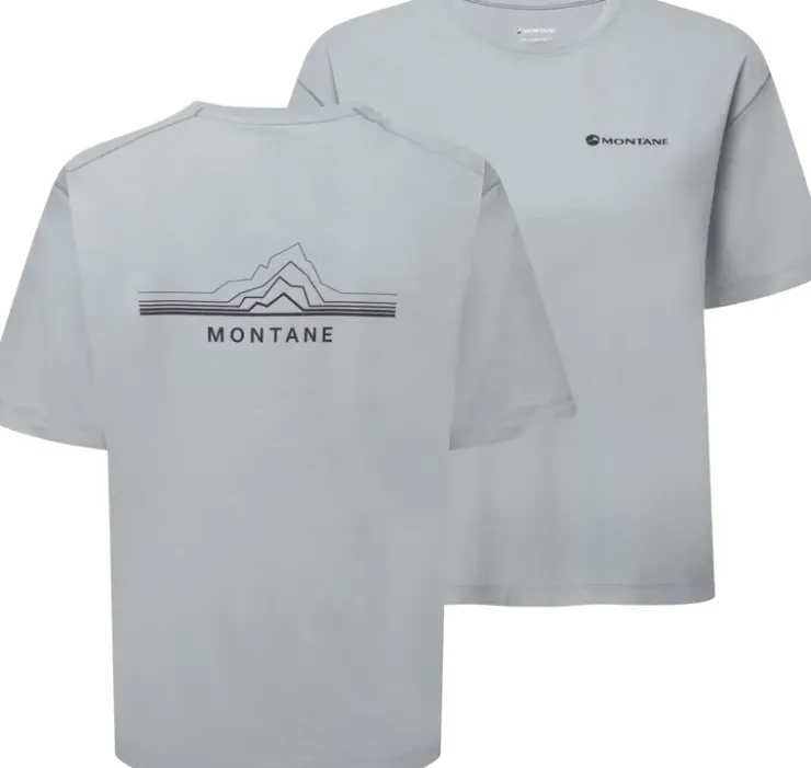Montane Womens Alhena Mountain 25 T-Shirt - Pebble Blue Fashion
