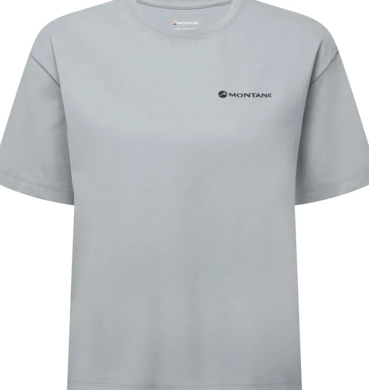 Montane Womens Alhena Mountain 25 T-Shirt - Pebble Blue Fashion