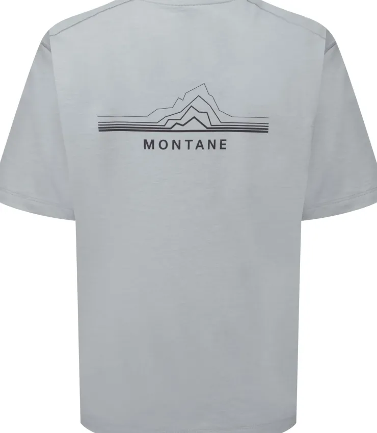 Montane Womens Alhena Mountain 25 T-Shirt - Pebble Blue Fashion