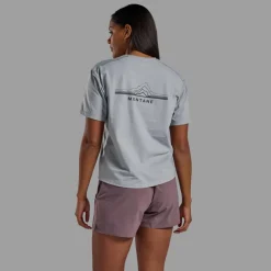 Montane Womens Alhena Mountain 25 T-Shirt - Pebble Blue Fashion