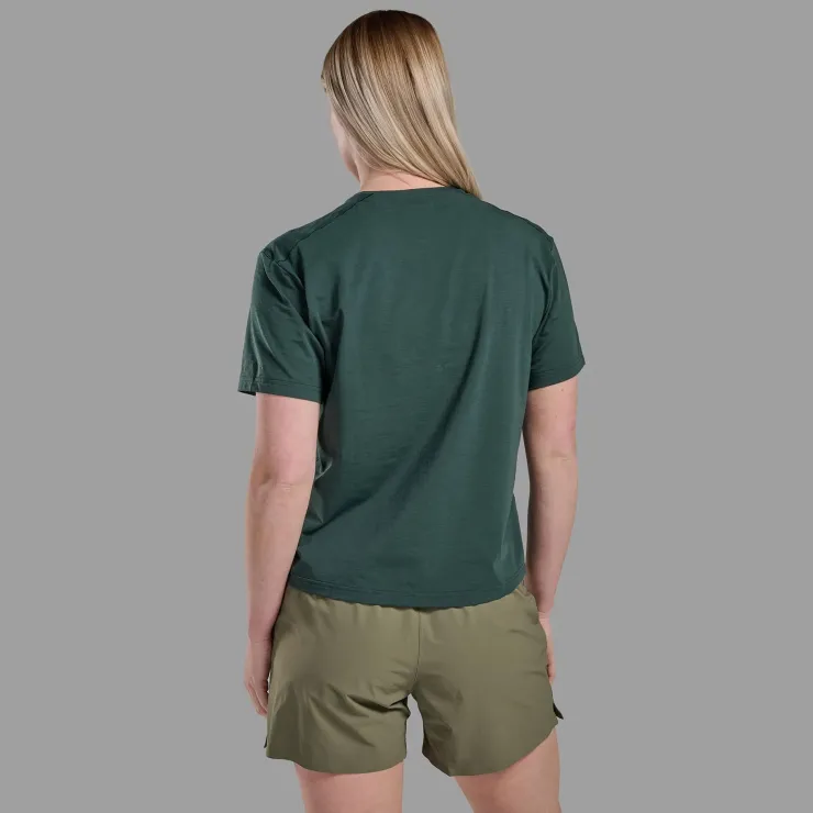 Montane Womens Alhena T Shirt - Deep Forest Clearance