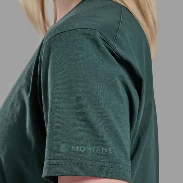 Montane Womens Alhena T Shirt - Deep Forest Clearance
