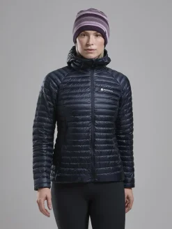Montane Womens Alpine 850 Nano Hoodie - Eclipse Blue Hot