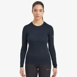 Montane Womens Dart Lite Long Sleeve T-Shirt - Eclipse Blue New