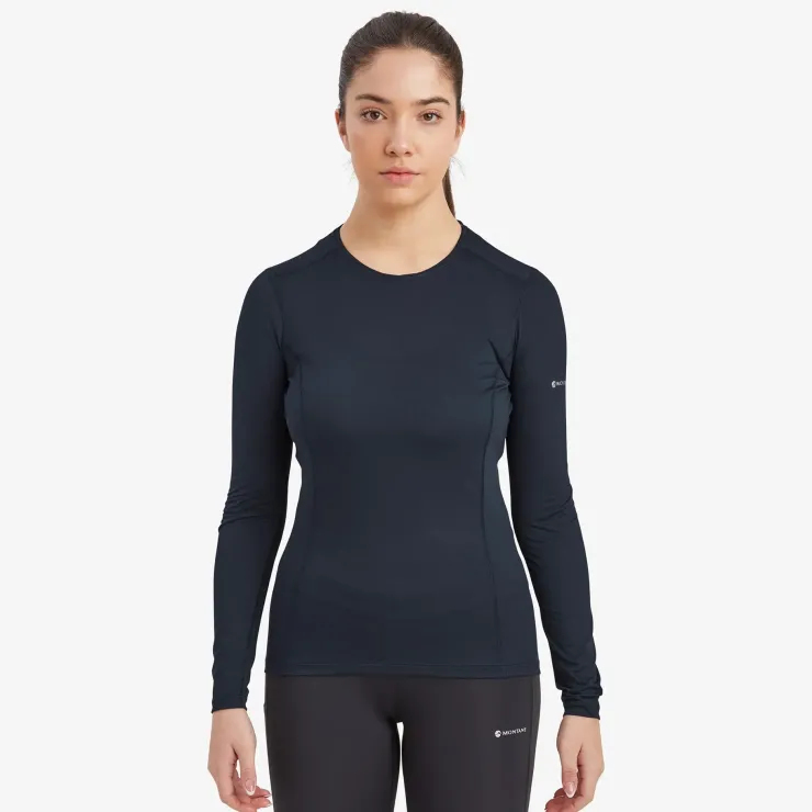 Montane Womens Dart Lite Long Sleeve T-Shirt - Eclipse Blue New