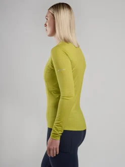 Montane Womens Dart Lite Long Sleeve T-Shirt - Citrus Spring Online