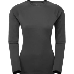 Montane Womens Dart Long Sleeve T-Shirt - Black Clearance