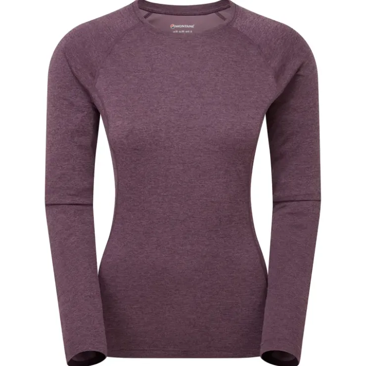 Montane Womens Dart Long Sleeve T-Shirt - Mulberry Outlet