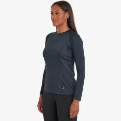 Montane Womens Dart Long Sleeve T-Shirt - Eclipse Blue Discount