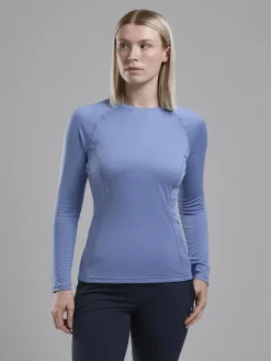 Montane Womens Dart Long Sleeve T-Shirt - Cornflower Clearance