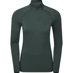 Montane Womens Dart XT Zip Neck - Deep Forest Outlet