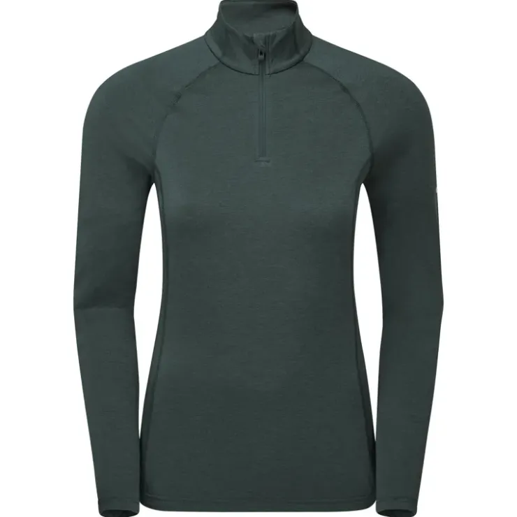 Montane Womens Dart XT Zip Neck - Deep Forest Outlet