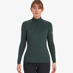 Montane Womens Dart XT Zip Neck - Deep Forest Outlet