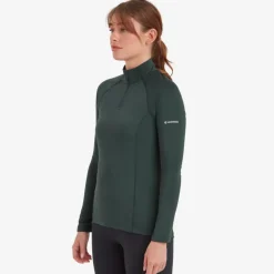 Montane Womens Dart XT Zip Neck - Deep Forest Outlet