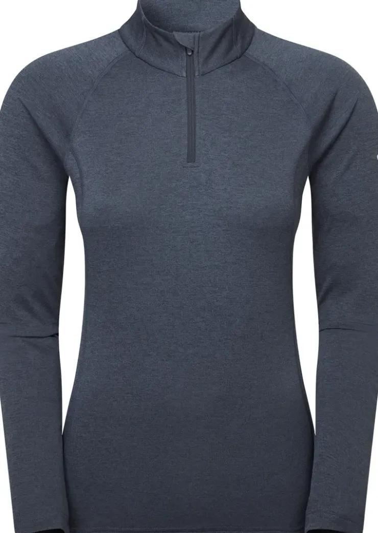 Montane Womens Dart Zip Neck - Eclipse Blue Online