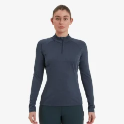 Montane Womens Dart Zip Neck - Eclipse Blue Online