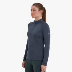 Montane Womens Dart Zip Neck - Eclipse Blue Online