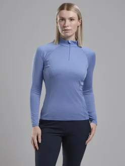 Montane Womens Dart Zip Neck - Cornflower Clearance