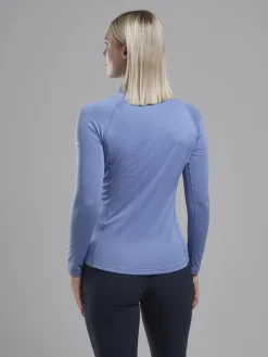 Montane Womens Dart Zip Neck - Cornflower Clearance