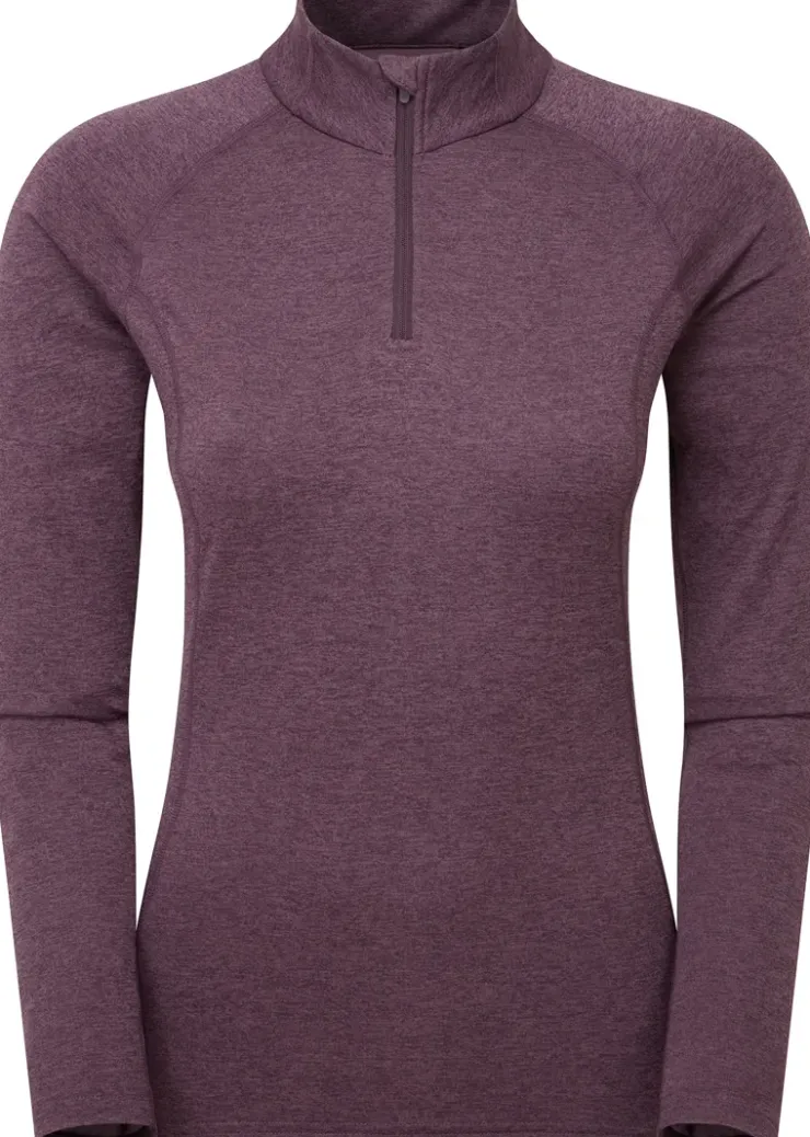 Montane Womens Dart Zip Neck - Mulberry Clearance
