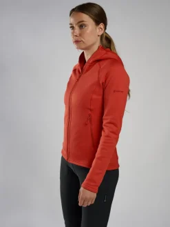 Montane Womens Fury Hoodie - Saffron Red Fashion