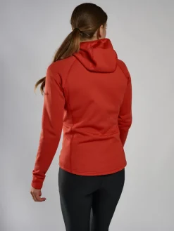 Montane Womens Fury Hoodie - Saffron Red Fashion