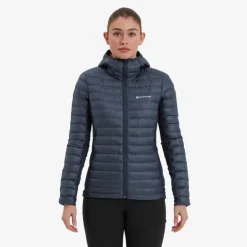 Montane Womens Icarus Lite Hoodie - Eclipse Blue Fashion
