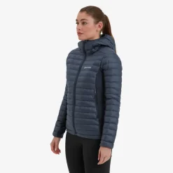 Montane Womens Icarus Lite Hoodie - Eclipse Blue Fashion