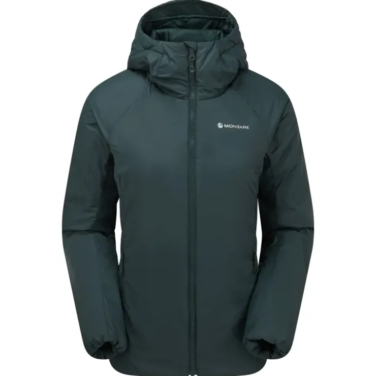 Montane Womens Respond Hoodie - Deep Forest Hot