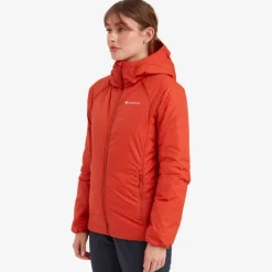 Montane Womens Respond Hoodie - Saffron Red Sale