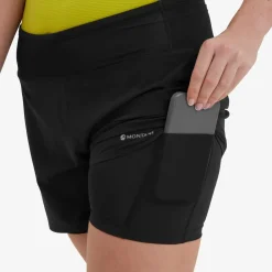 Montane Womens Slipstream Twin Skin Shorts - Black Online