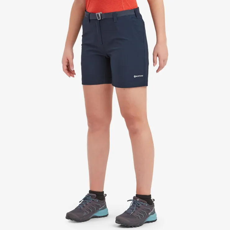 Montane Womens Terra Stretch Lite Shorts - Eclipse Blue Clearance