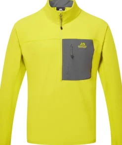 Mountain Equipment Mens Arrow 1/4 Zip - Vine-Anvil Grey Outlet