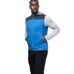 Mountain Equipment Mens Aerotherm Vest - Blue Nights-Ember New
