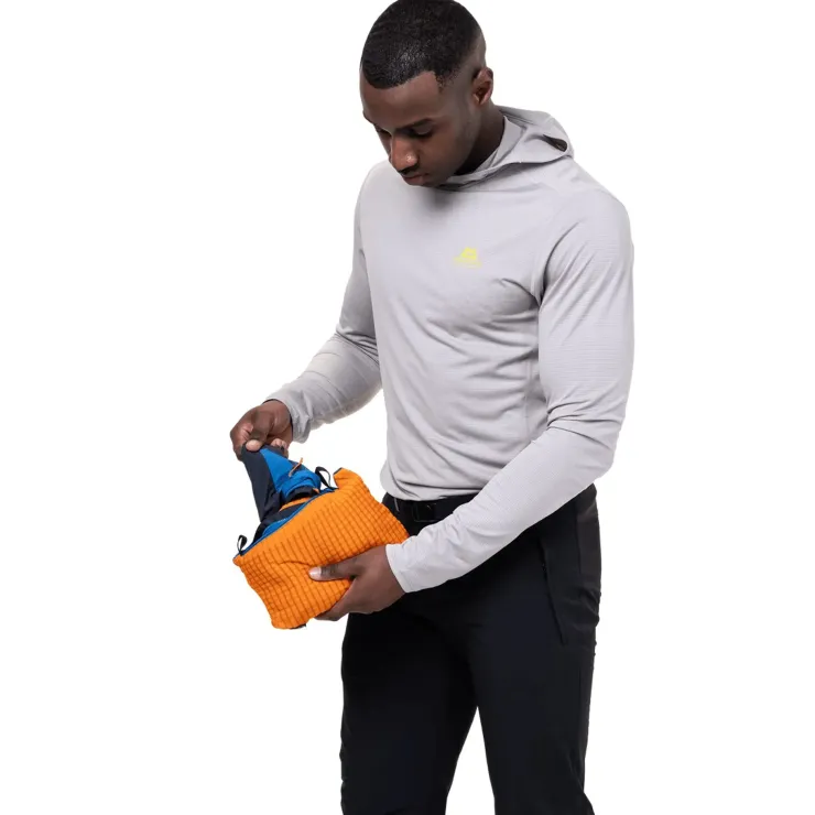 Mountain Equipment Mens Aerotherm Vest - Blue Nights-Ember New