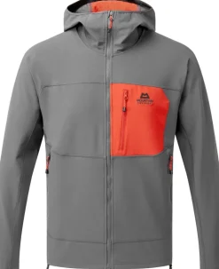 Mountain Equipment Mens Arrow Hooded Jacket - Anvil-Red Rock Online