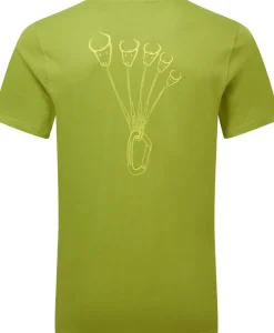 Mountain Equipment Mens Yorik On Wire Tee - Cactus Sale