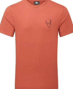 Mountain Equipment Mens Yorik On Wire Tee - Etruscan Red Discount