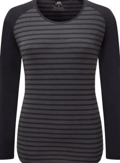 Mountain Equipment Womens Redline LS Tee - Cosmos Stripe-Cosmos Online