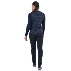 Mountain Equipment Womens Redline LS Tee - Cosmos Stripe-Cosmos Online