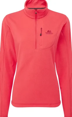 Mountain Equipment Womens Micro Zip-T Fleece - Hibiscus Best