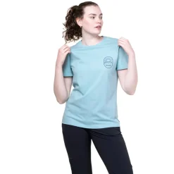 Mountain Equipment Womens Alpenglow Tee - Tee Aqua Hot