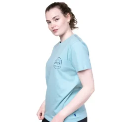 Mountain Equipment Womens Alpenglow Tee - Tee Aqua Hot