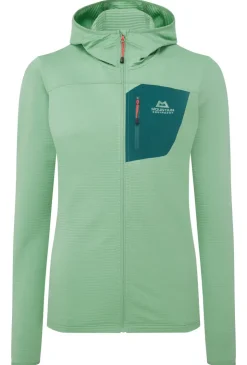 Mountain Equipment Womens Lumiko Hooded Jacket - Lichen Green-Deep Teal Online