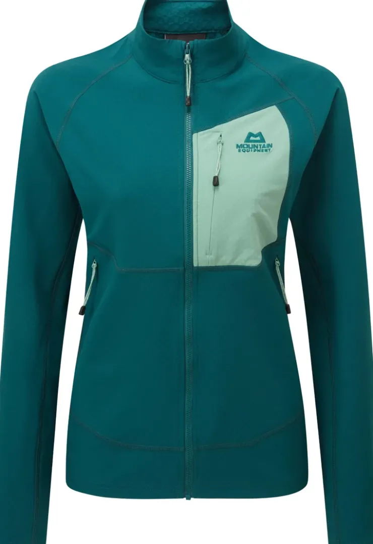 Mountain Equipment Womens Arrow Jacket - Deep Teal-Lichen New